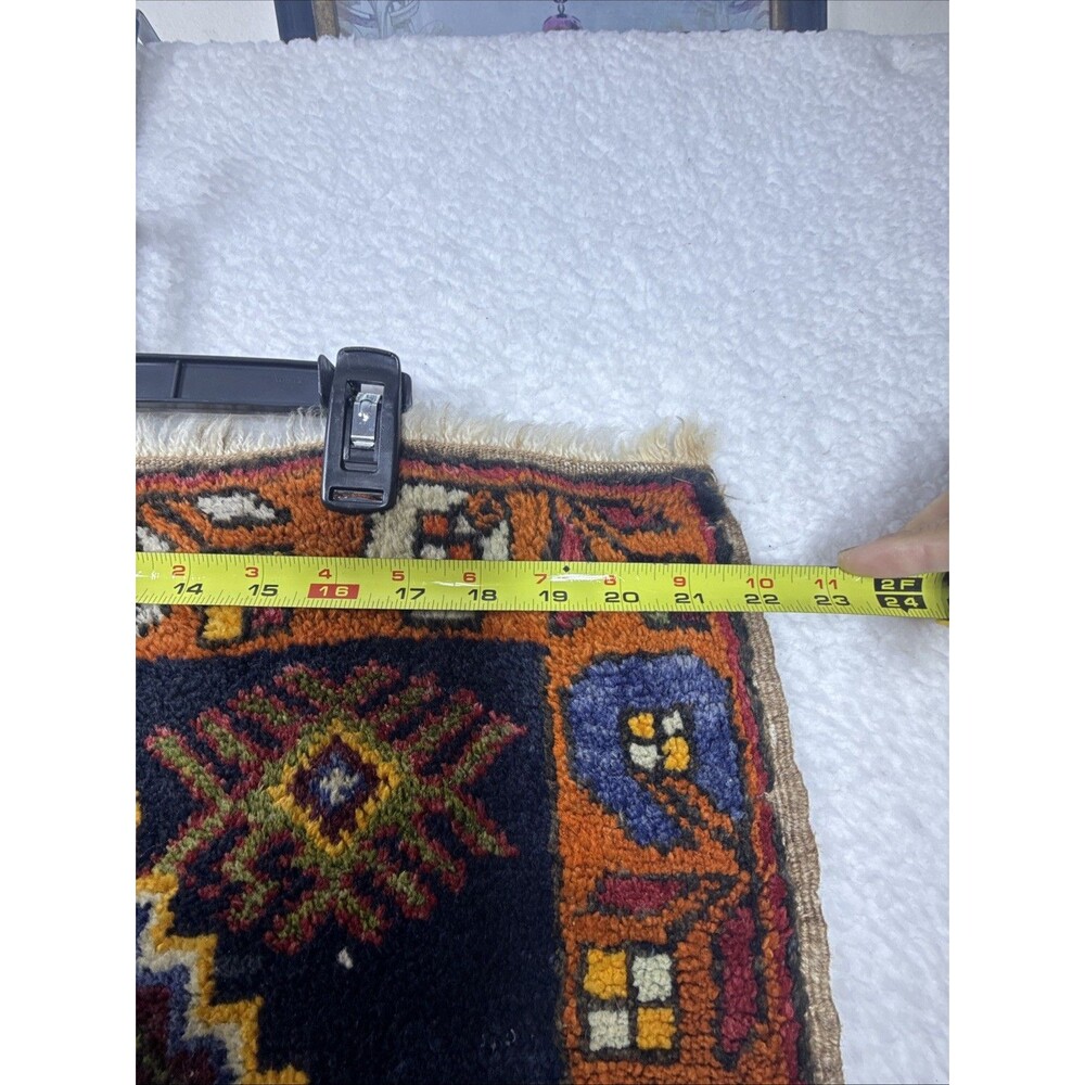 (X0) Afghan Rug, Vintage Rug, Hand knotted Rug, Medallion Rug, Oushak Design Rug - Picture 3 of 8